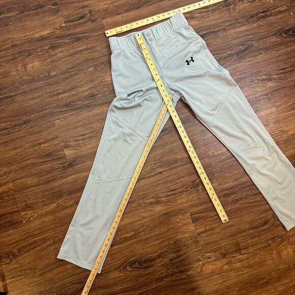 Under Armour Gray Baseball Pants Loose Heat Gear Men's S Small - Picture 11 of 11